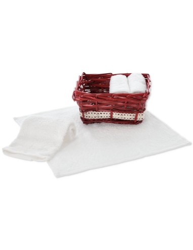 Ensemble de gant de toilette de salle de bain avec panier ANNECY