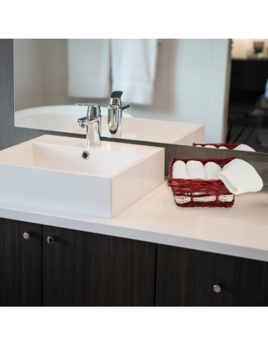 Juego de toallitas de baño con cesta ANNECY