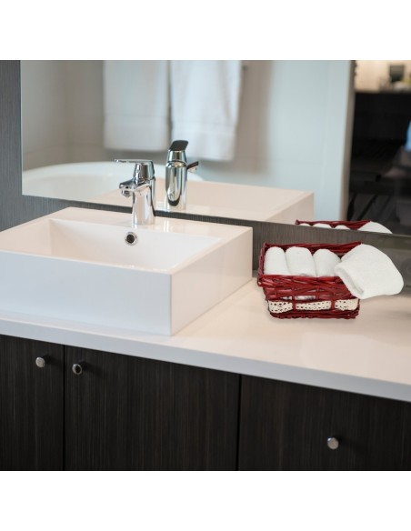 Juego de toallitas de baño con cesta ANNECY