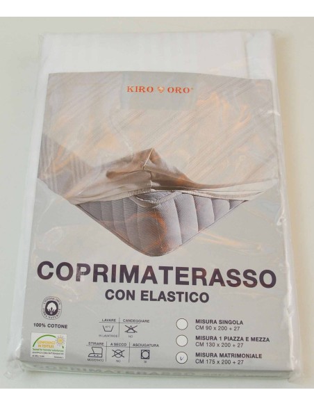 Coprimaterasso Sanfor Rigato per letto matrimoniale cm 175x200+27