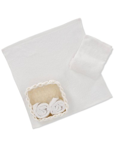 Juego de toallitas de baño con cesta MEMPHIS