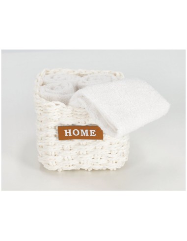 Ensemble de gant de toilette de salle de bain avec panier MEMPHIS