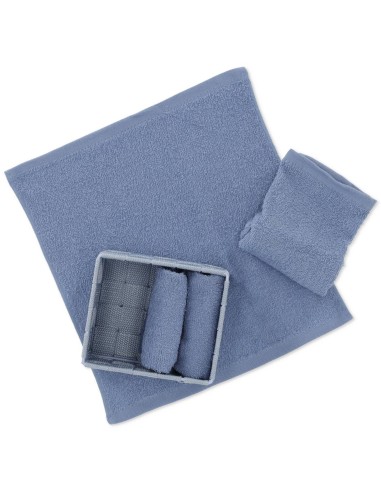 Set lavette bagno con cestino DALLAS