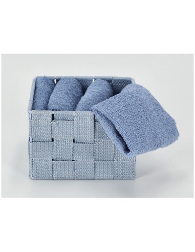 Set lavette bagno con cestino DALLAS