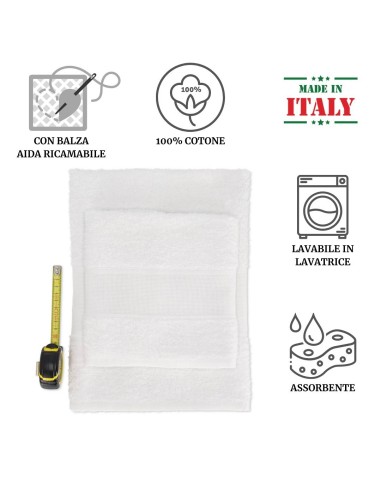 Aida serviettes de broderie de couple