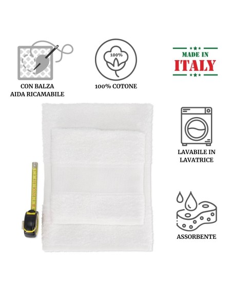 Aida serviettes de broderie de couple