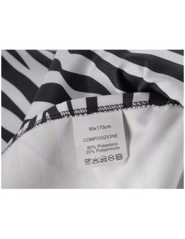 Zebrato La serviette de plage en microfibre 95 x 175 cm