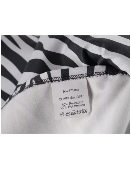 Zebrato La serviette de plage en microfibre 95 x 175 cm