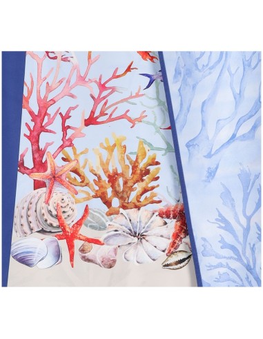 Toalla de playa de microfibra 90x170 cm. ACUARIO DOBLE