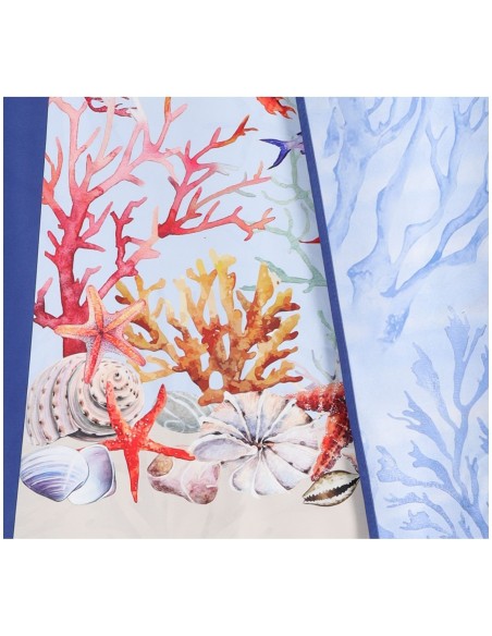 Telo mare microfibra 90x170 cm. DOUBLE ACQUARIO