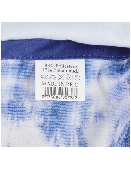 Serviette de plage en microfibre 90x170 cm. DOUBLE AQUARIUM