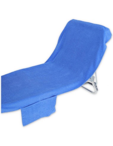 Strandtuch Liegestuhl Frottee COMODO COTTON 70x185 cm. mit Taschen