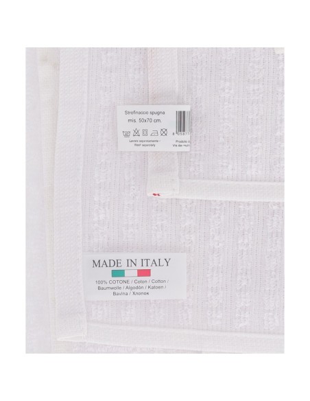 Set 6 strofinacci GRETA con balza AIDA