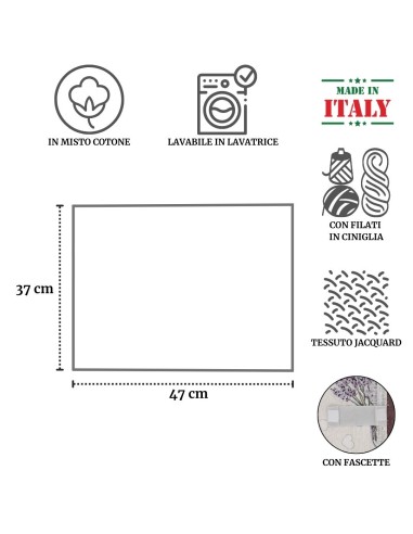 Centrotavola e runner CUORI LAVANDA