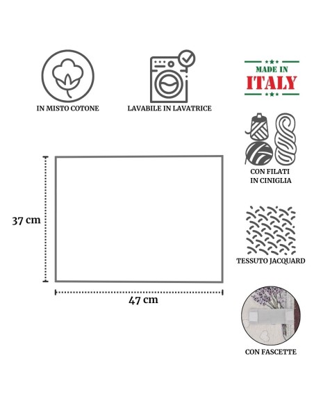 Centrotavola e runner CUORI LAVANDA