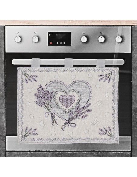 Pieza central y corredor de CORAZONES LAVENDER