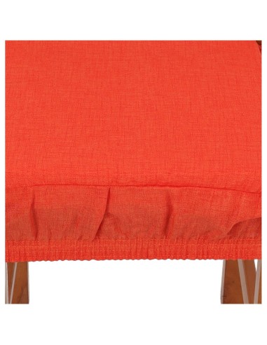 PAIRE de coussins rembourrés et amovibles avec bande élastique SOLID COLOR MELANGE