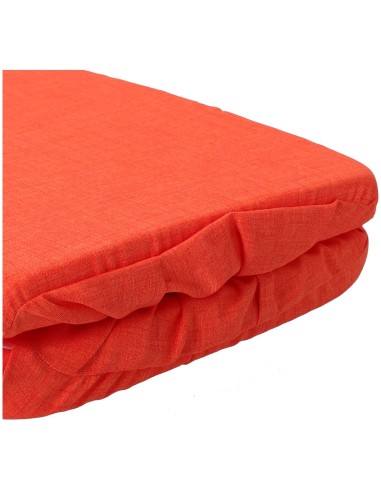 PAIRE de coussins rembourrés et amovibles avec bande élastique SOLID COLOR MELANGE