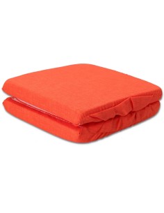 PAR de cojines funda de silla acolchados y desenfundables con goma elástica SOLID COLOR MELANGE 2