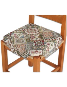 Coussin de housse de chaise rembourrée AUROX avec rabats