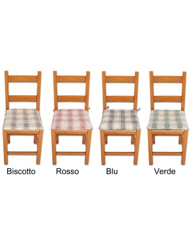 Coussin chaise de cuisine modèle souple DAMA