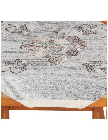 Housse de chaise rembourrée coussin à rabats HEARTS LACE