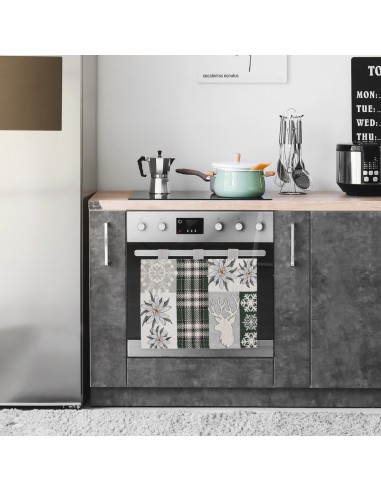 Ofenabdeckung Chenille Jacquard Ofenabdeckung LUXORY