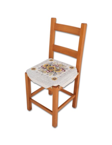 Cuscino coprisedia imbottito con alette SUNLIGHT