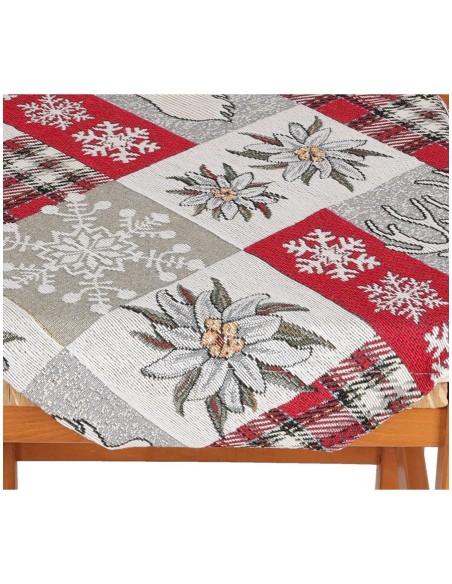 Cuscino coprisedia imbottito con alette EDELWEISS