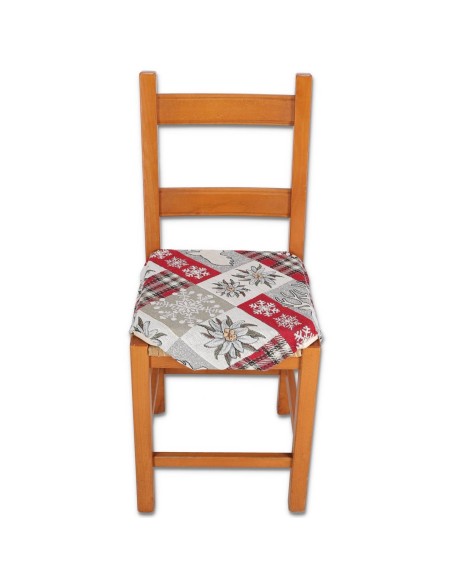 Cojín tapizado para silla con solapas EDELWEISS
