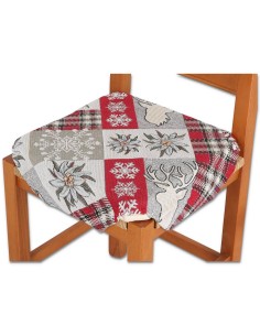 Cojín tapizado para silla con solapas EDELWEISS