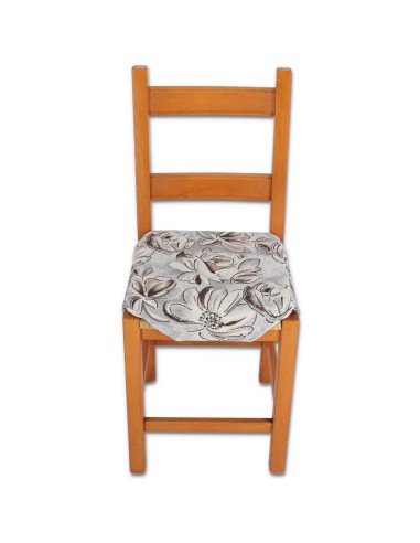 Housse de chaise rembourrée coussin avec rabats EDELWEISS