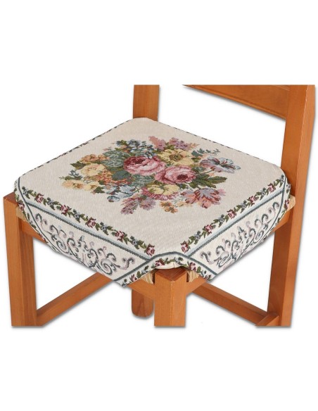 Housse de chaise rembourrée coussin avec rabats SUNLIGHT