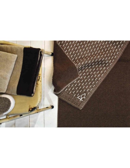 CORFU rutschfeste Badematte aus Baumwolle