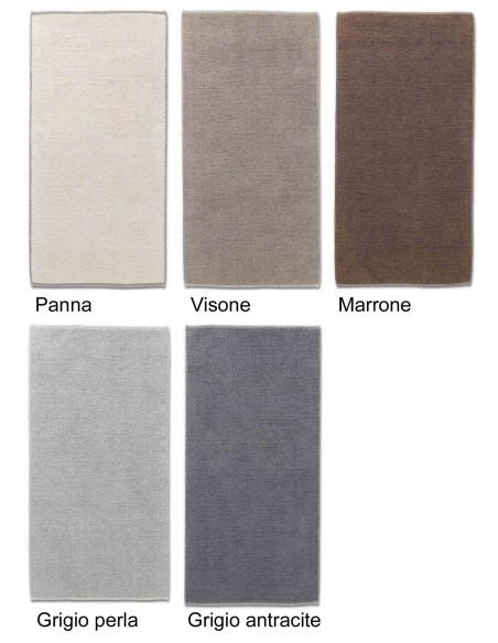 Tapis de bain antidérapant en coton CORFU