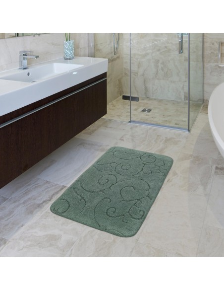 Tapis de bain antidérapant en coton PROVENCE