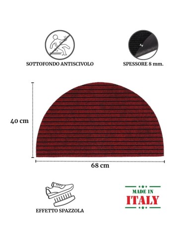 Club Paillasson Crescent cm 40 X 68