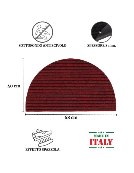 Club Paillasson Crescent cm 40 X 68