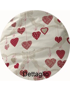 Amor corazones duvet cubierta cm 155 x 200 una cama individual 2