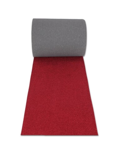 Tappeto corsia passatoia resinata taglio a vivo LUREX RED CARPET