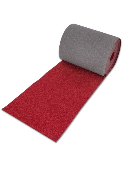 Alfombra runner lane de resina de corte crudo LUREX RED CARPET