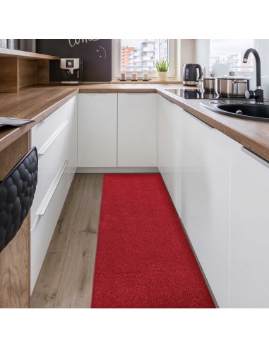 Alfombra runner lane de resina de corte crudo LUREX RED CARPET