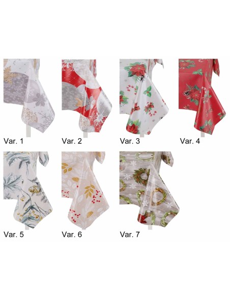 Nappe italienne plastifiée NATALE