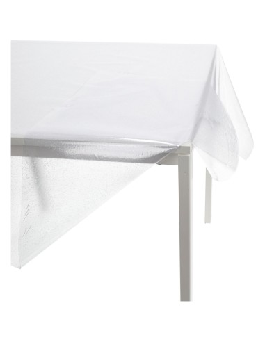Nappe italienne transparente plastifiée GLITTER