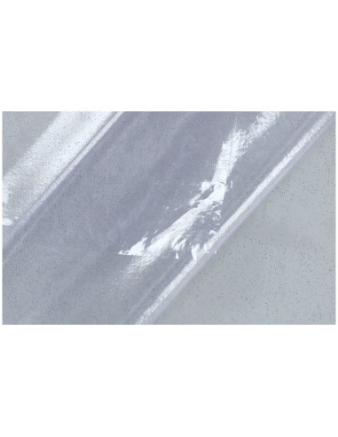 Nappe italienne transparente plastifiée GLITTER