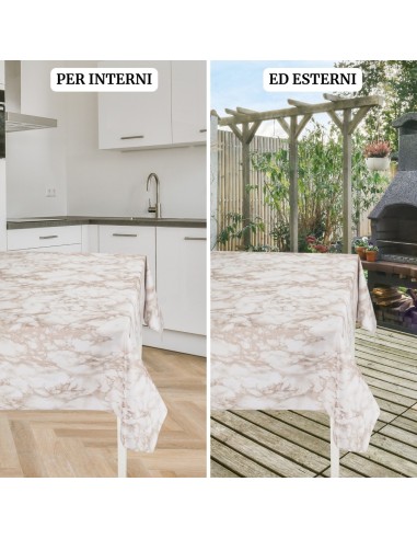 Italienische kunststoffbeschichtete Tischdecke NATALE
