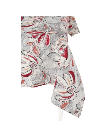 Nappe nappe nappe élégant tissu jacquard PIVOINE