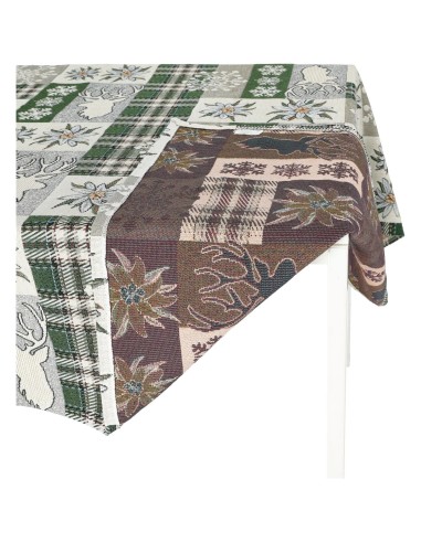 Mantel mantel cubremesa alfombra GOBELIN jacquard EDELWEISS