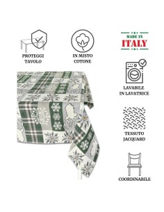 Tovaglia copritavolo tappeto tavolo GOBELIN jacquard EDELWEISS 2