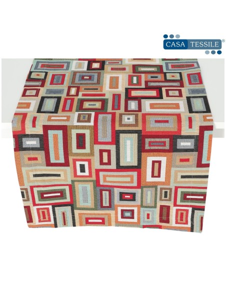 Centre de table, coureur jacquard haute définition FENIX